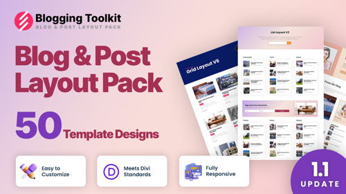 Blogging Toolkit - Blog & Post layouts for Divi