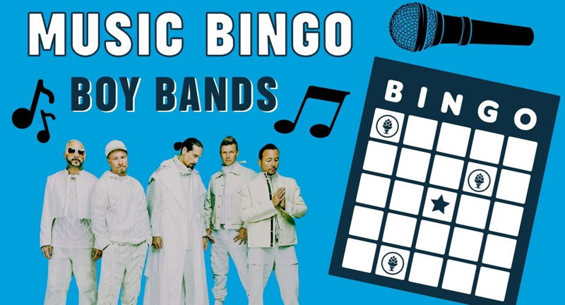 Boy Bands Music Bingo at Craft Putt!