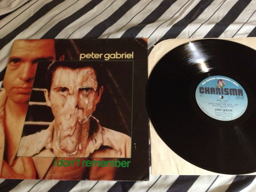 Peter Gabriel - I Don't Remember  Charisma Records Canada 12 Inch EP  Vinyl NM