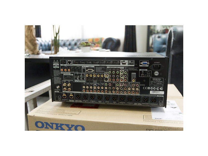 ONKYO PR-SC5509 THX Ultra2 Plus Audyssey MultEQ® XT32  Audiophile toroidal transformer XLR output