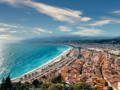 Panorama de Nice en bord de mer