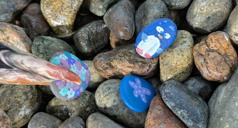 Paint Rocks for the Penguins