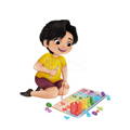 Collection of STEM toys for children.