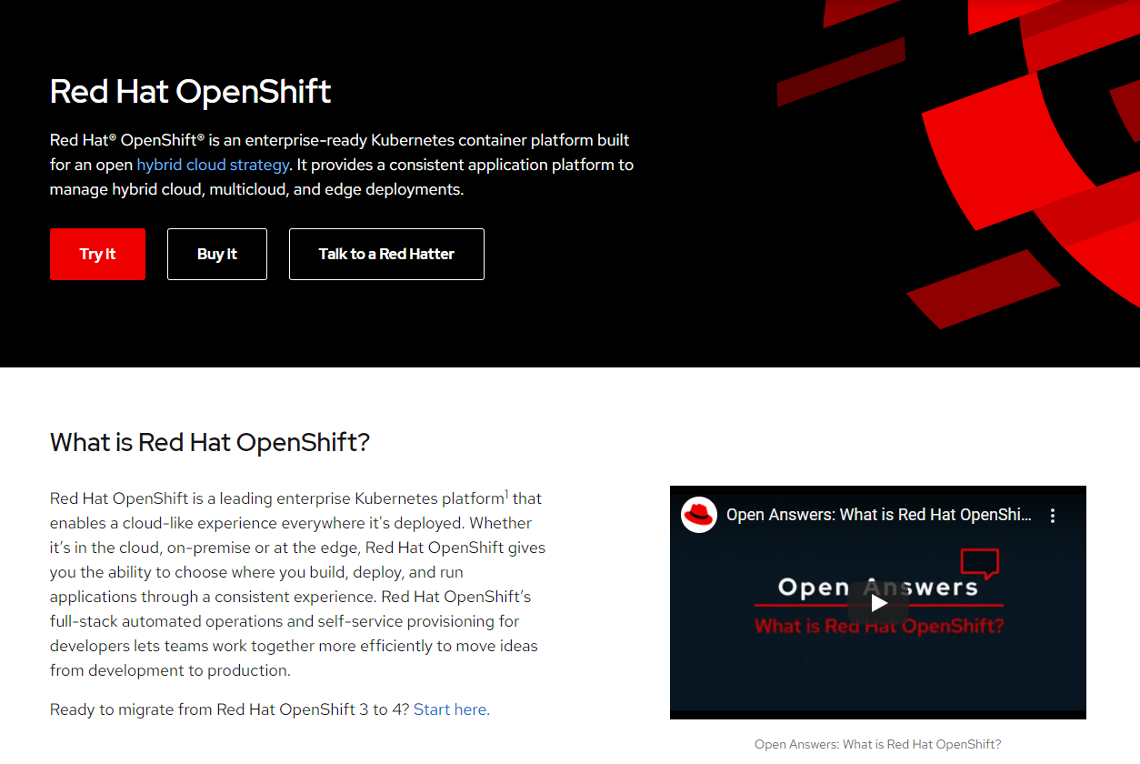 Red Hat product / service