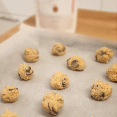 cookies avant cuisson / préparation