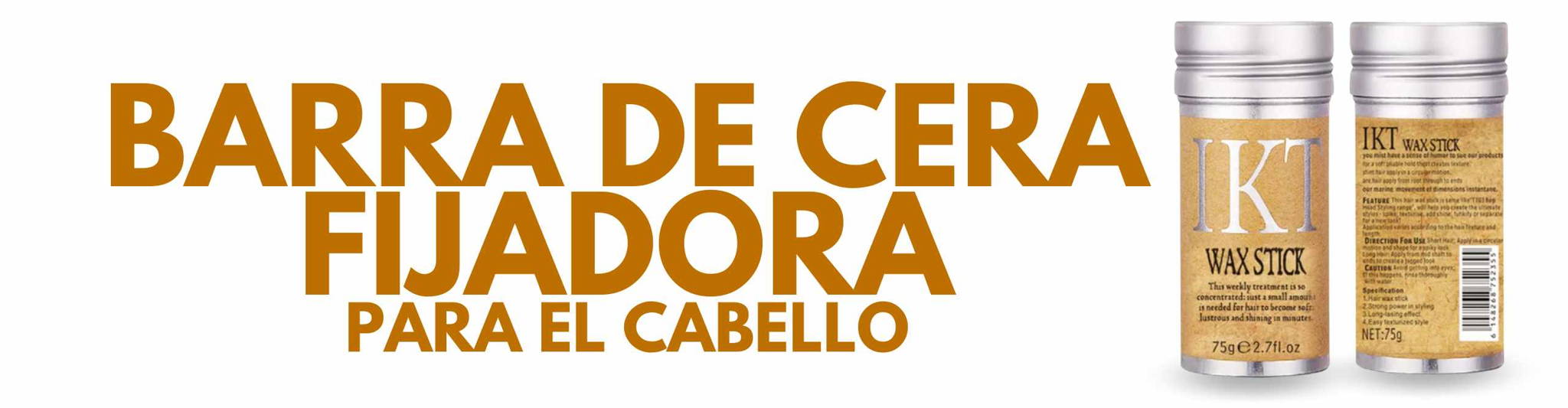 Cera fijadora para el cabello