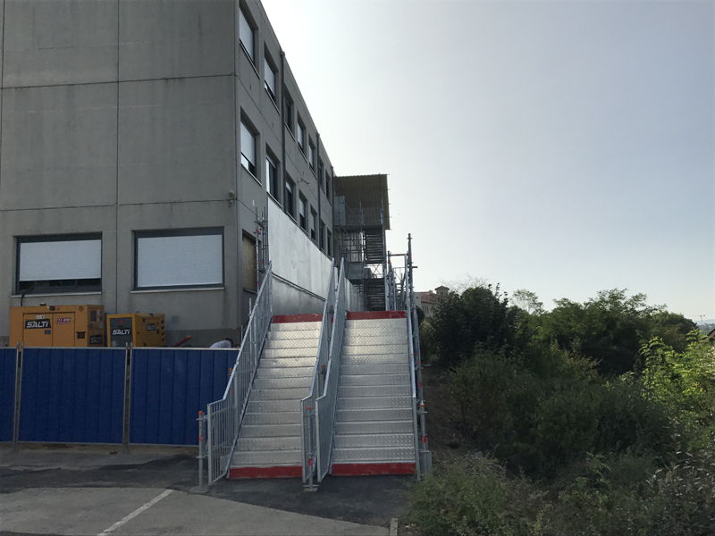 Chantier échafaudage EVEREST — College Mornant1
