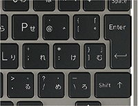 打鍵感に優れたキーボード