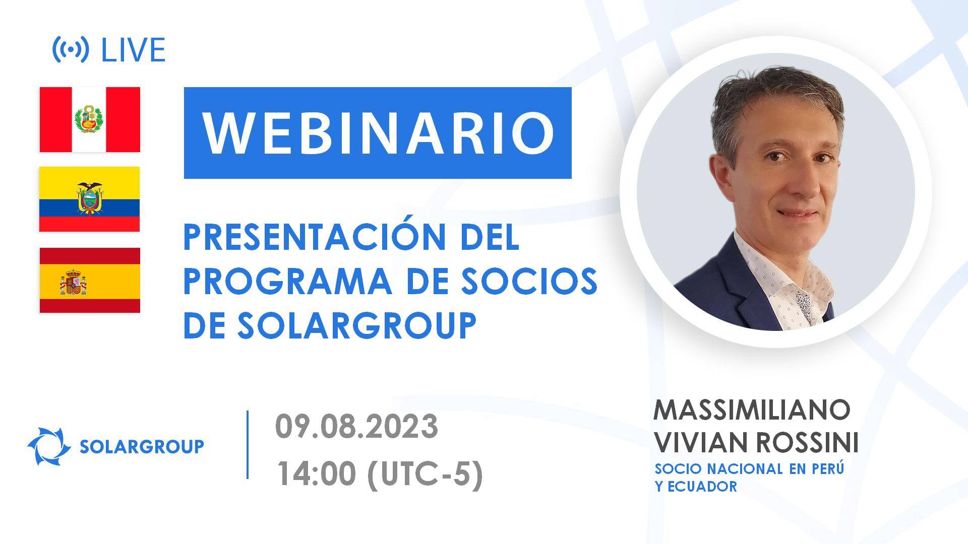 Peru. Presentación del programa de socios de SOLARGROUP