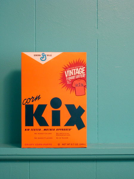 Kix retro packaging