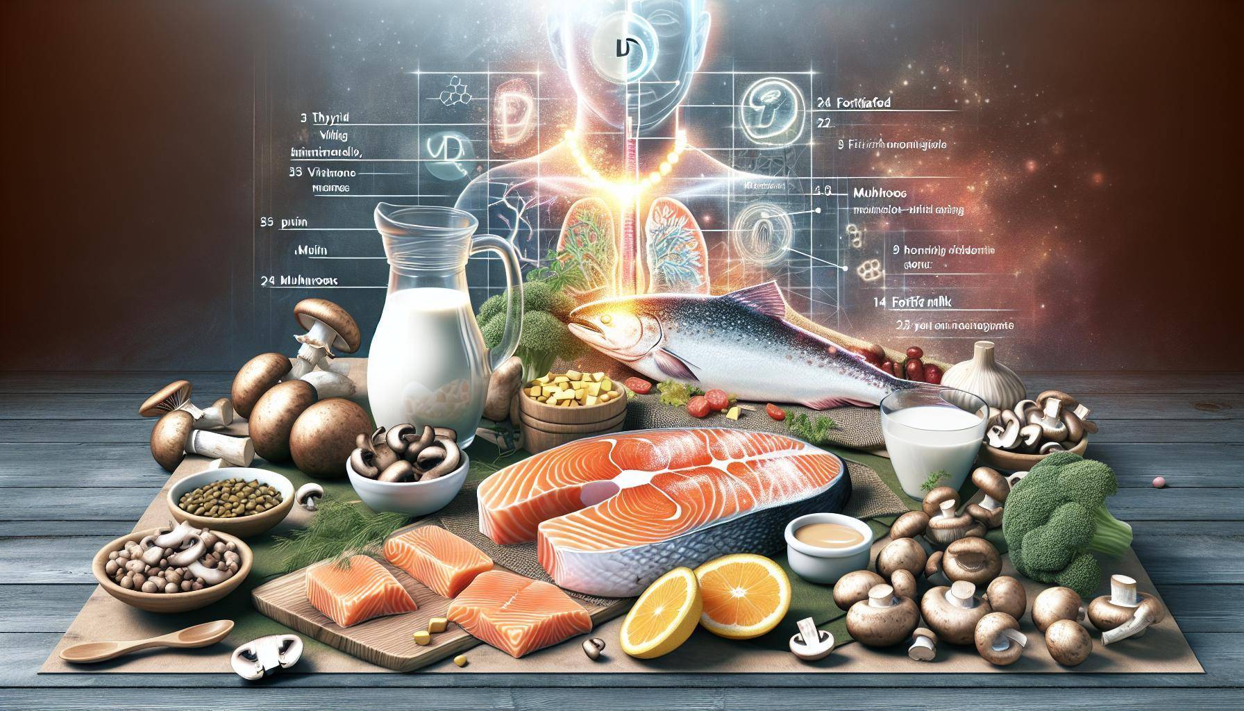 Foods High in Vitamin D for Thyroid Health