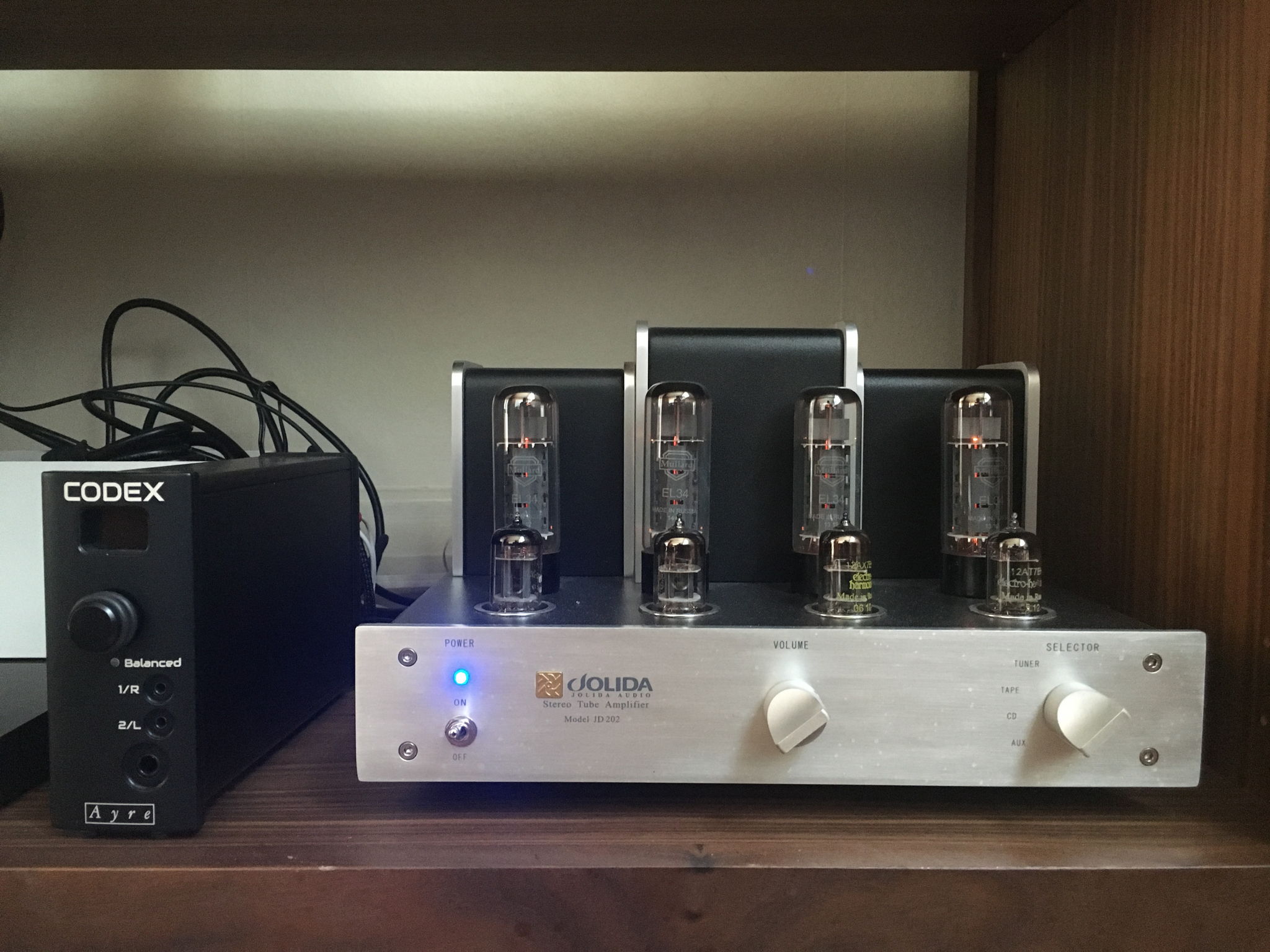 Ayre Codex DAC + Jolida JD 202