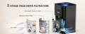 3-stage true HEPA filteration