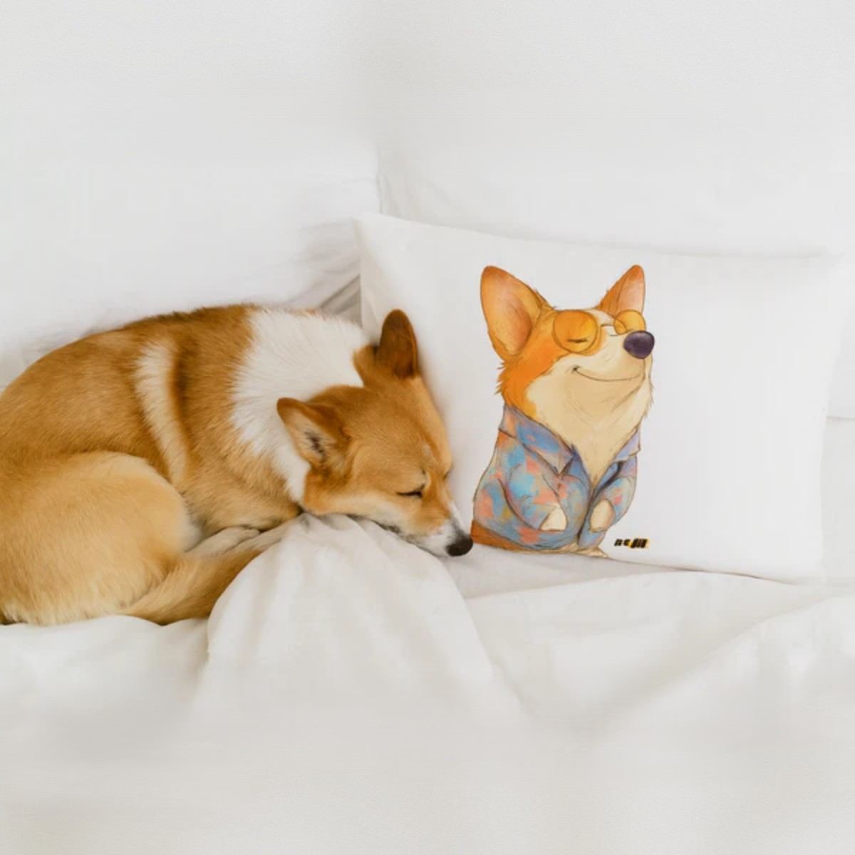 Corgi Pillow