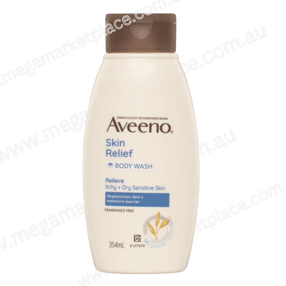 Aveeno Skin Relief Fragrance Free Body Wash 354Ml
