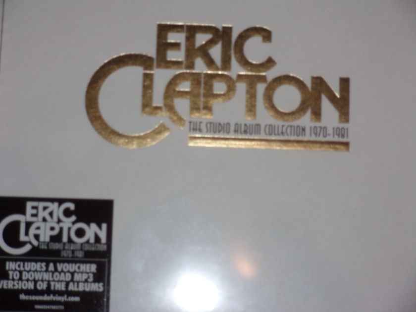 Eric Clapton - he Studio Album Collection 1970-1981 9 LP Box Set
