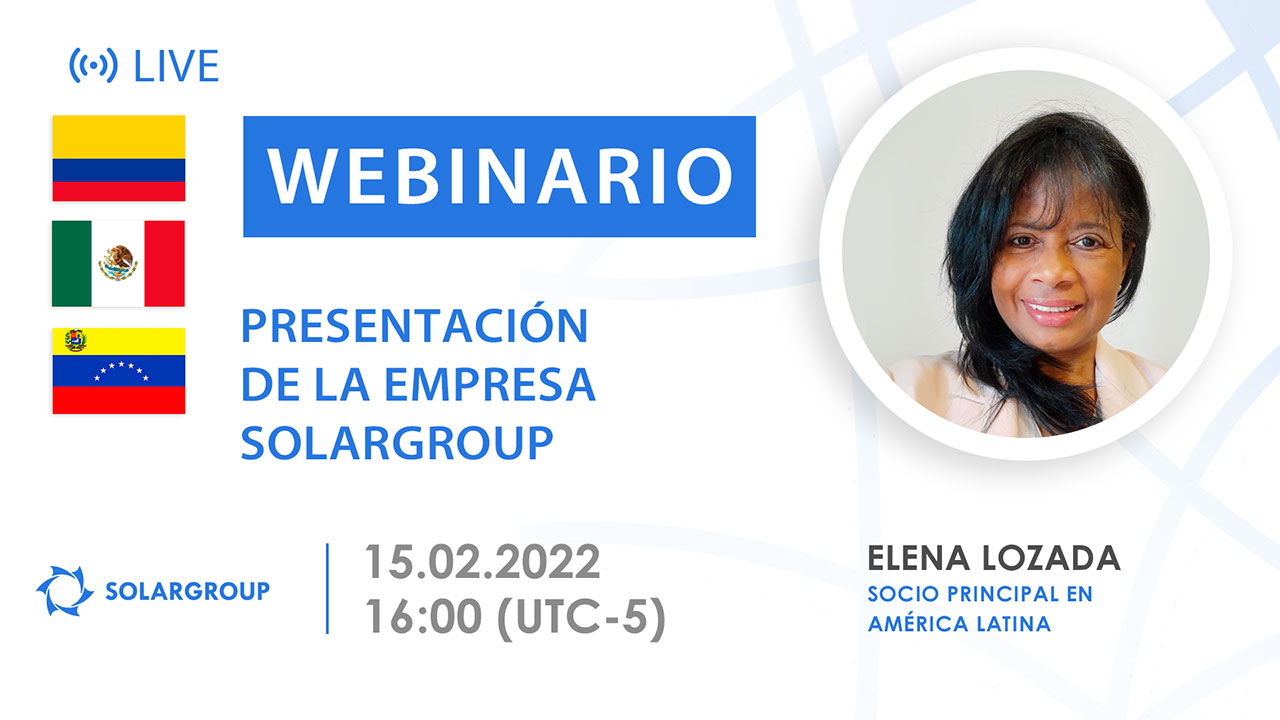 Latinoamerica. Presentación de la empresa financiera internacional SOLARGROUP