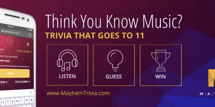 Music Mayhem Trivia promotional image