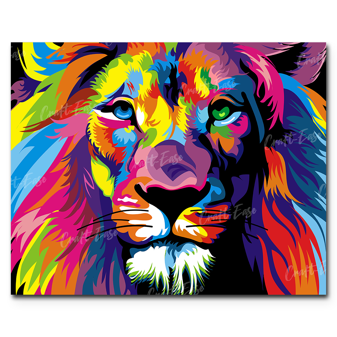 "A Lion in Full Colors" by Mark Ashkenazi