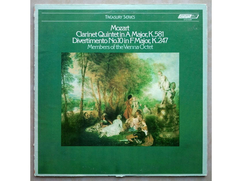 London ffrr/Vienna Octet/Mozart - Clarinet Quintet K.581, Divertimento No. 10 K.247 / NM