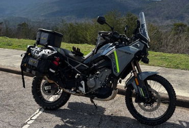 2025 CFMOTO IBEX 450 motorcycle for rent near Fairbanks, AK