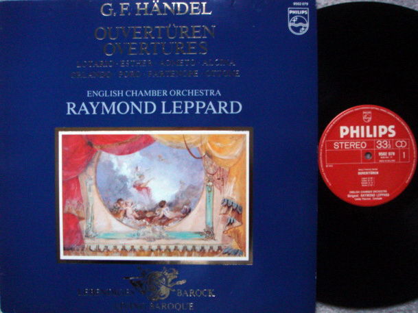 Philips / LEPPARD, - Handel Overtures, NM!