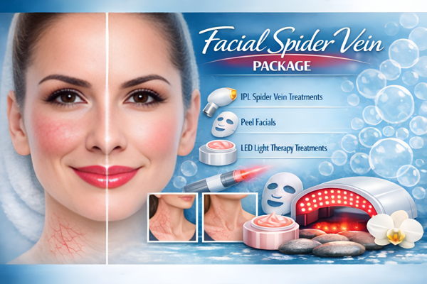 Lovely Skin and Beauty - Facial Spider Vein Package