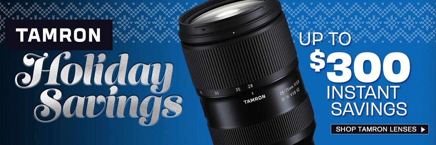Tamron March Mega Sale - Click to Shop On Sale Tamron Lenses