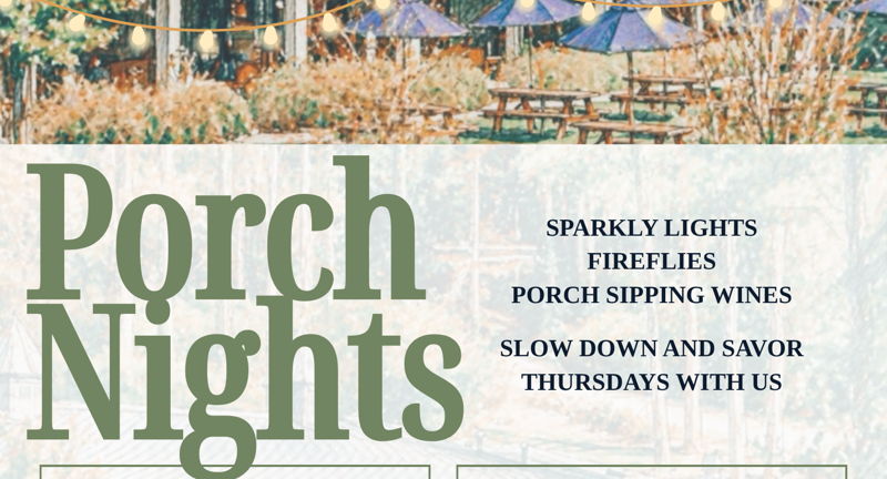 Porch Nights with Live Music feat. Michael Clem