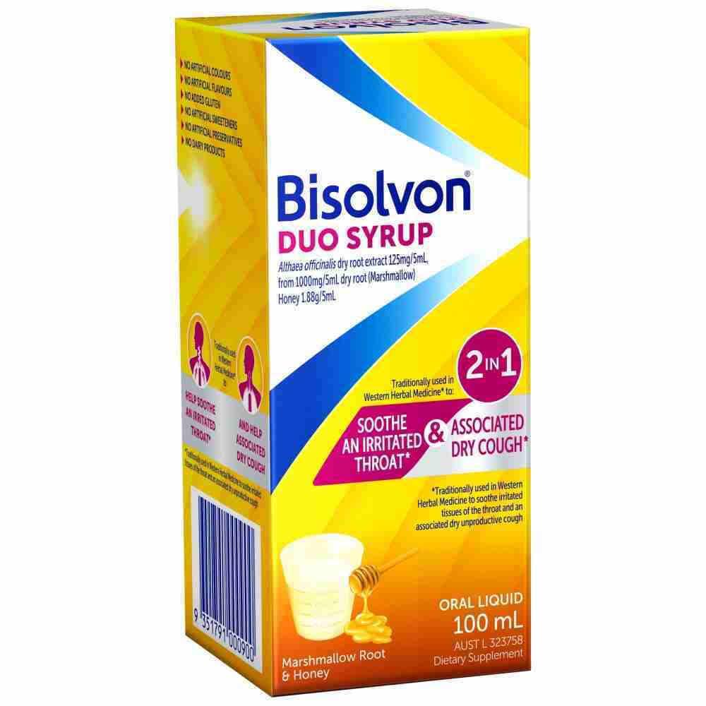 Bisolvon Duo Syrup 100ml ARTG 323758