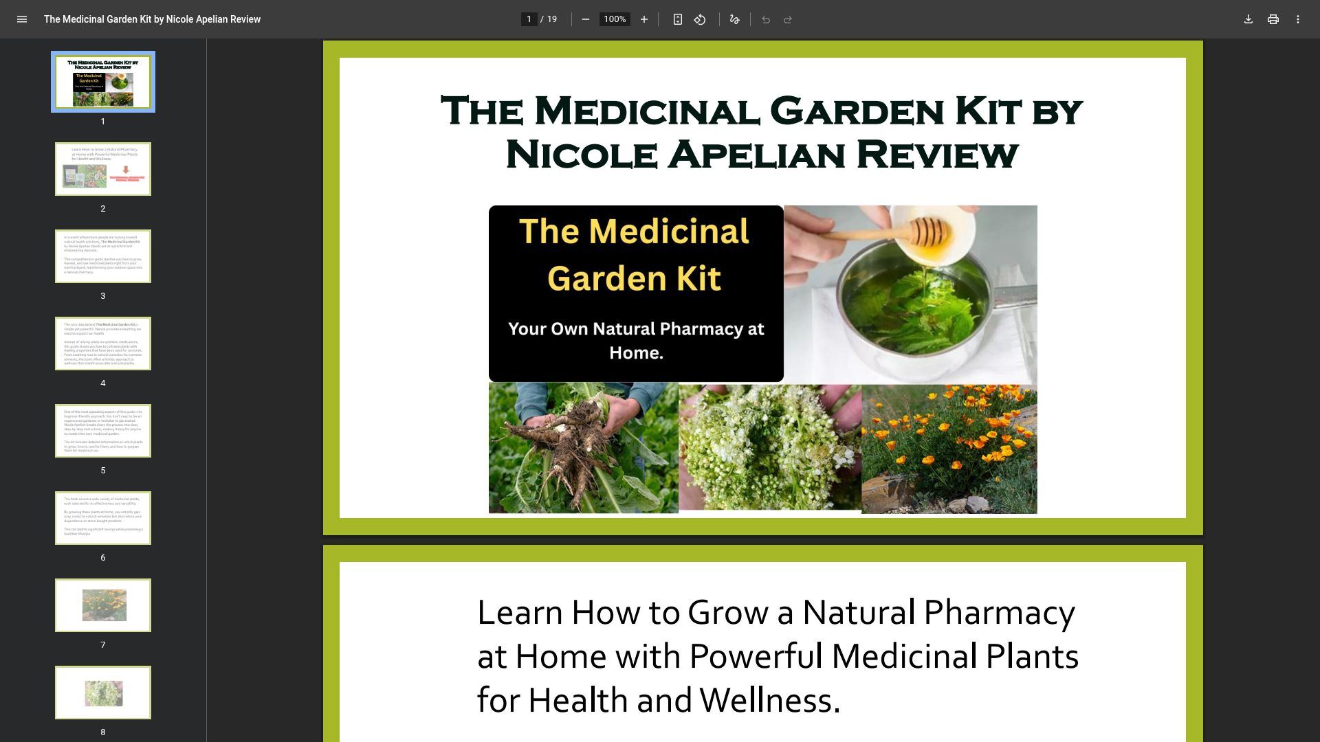 The Medicinal Garden Kit by Nicole Apelian Review