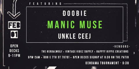 Underground Tuesdays at Empire CR - 2/1 ft. Manic Muse, Doobie and Unkle Ceej promotional image