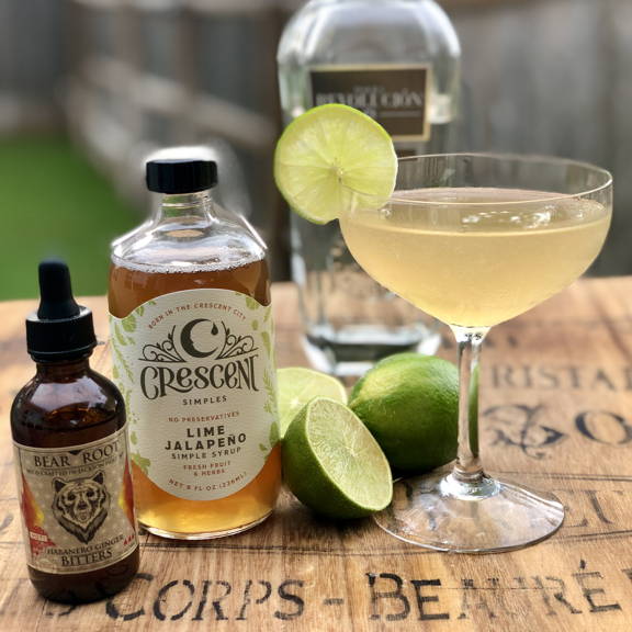 lime jalapeno ginger cocktail