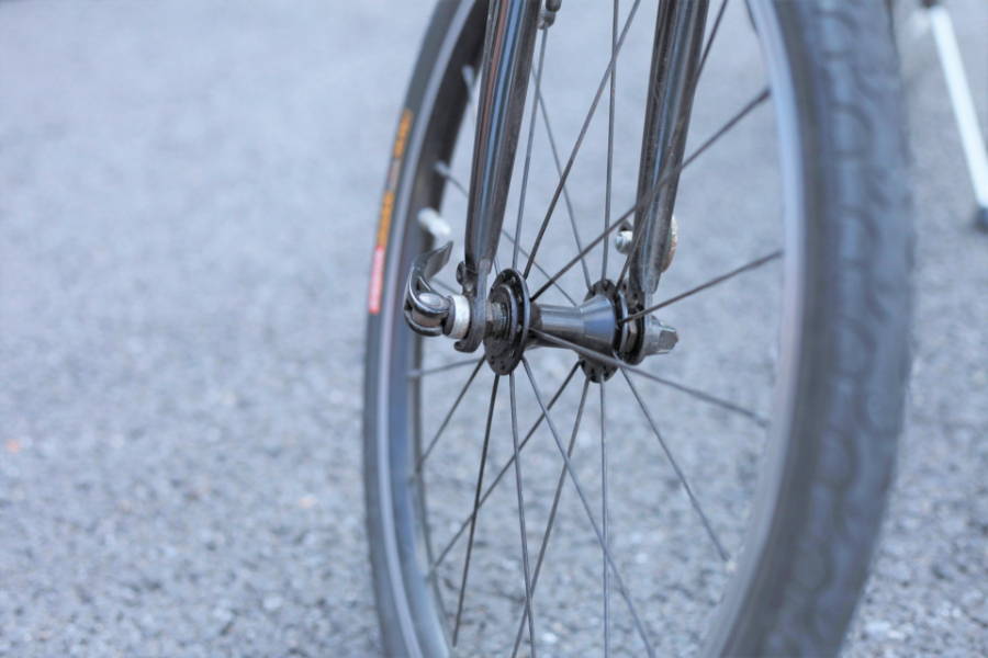 折りたたみ自転車のタイヤ