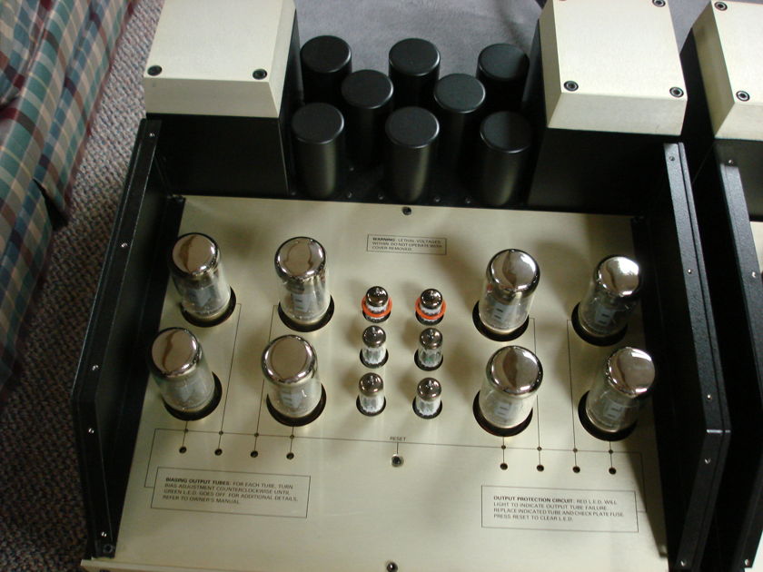Conrad Johnson Premier 8A Amplifiers w/ C-J C1 Teflon Cap Upgrades