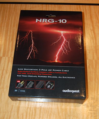 AudioQuest NRG10  AC power cord  with 72v dbs modules--...