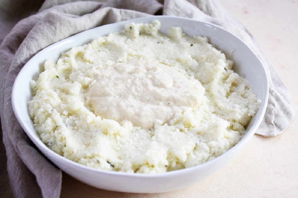 Rosemary Cauliflower Mash and Gravy