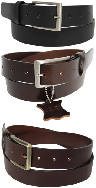 Chic Full Grain Leather Belt. Width 35mm. Style No 41012 - Image 8