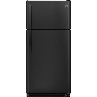 KENMORE 18 CU. FT. REFRIGERATOR- BLACK KENMORE 18 CU. FT. REFRIGERATOR- BLACK