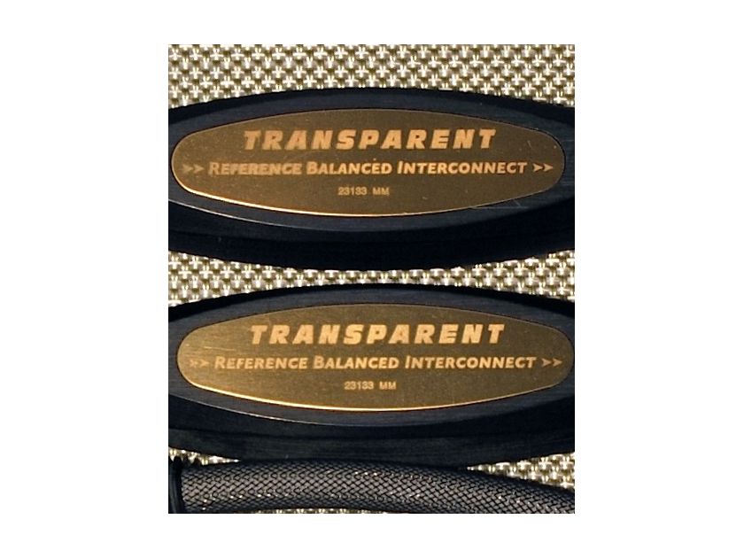 Transparent Audio Reference Balanced Interconnect (MM1), 1 meter (#23133)