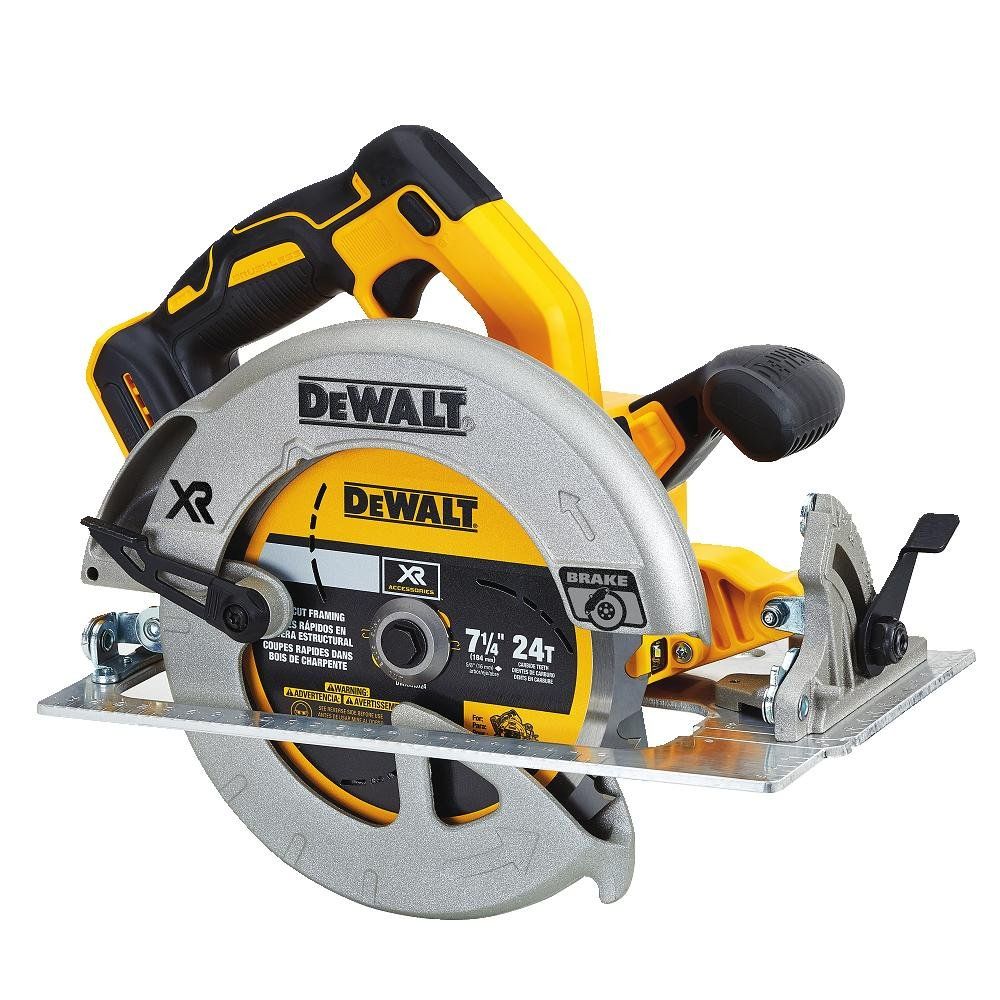 Black and Decker BDCCS20 Cordless Circular Saw vs Dewalt DCS570 Cordless Circular Saw Slant