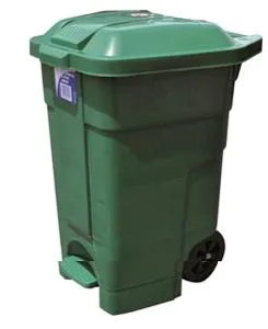 Heavy Duty Bin with Wheels 70L GREEN