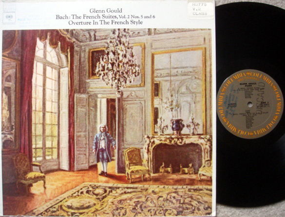 Columbia / GLENN GOULD, - Bach French Suites No.5 & 6, EX!