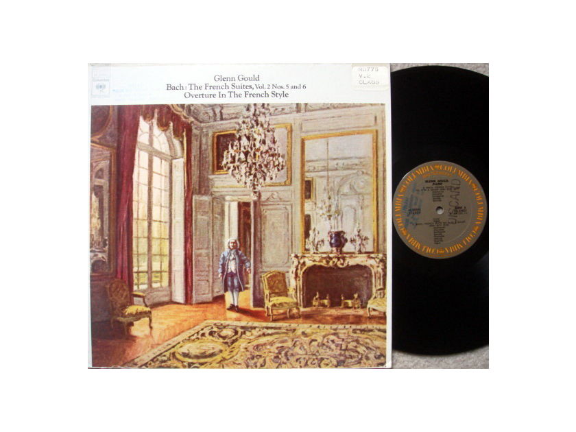 Columbia / GLENN GOULD, - Bach French Suites No.5 & 6, EX!