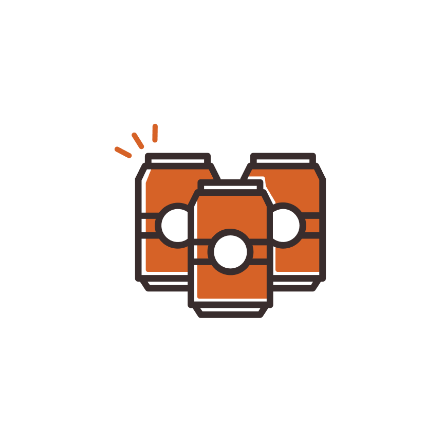 icon of cans of beer