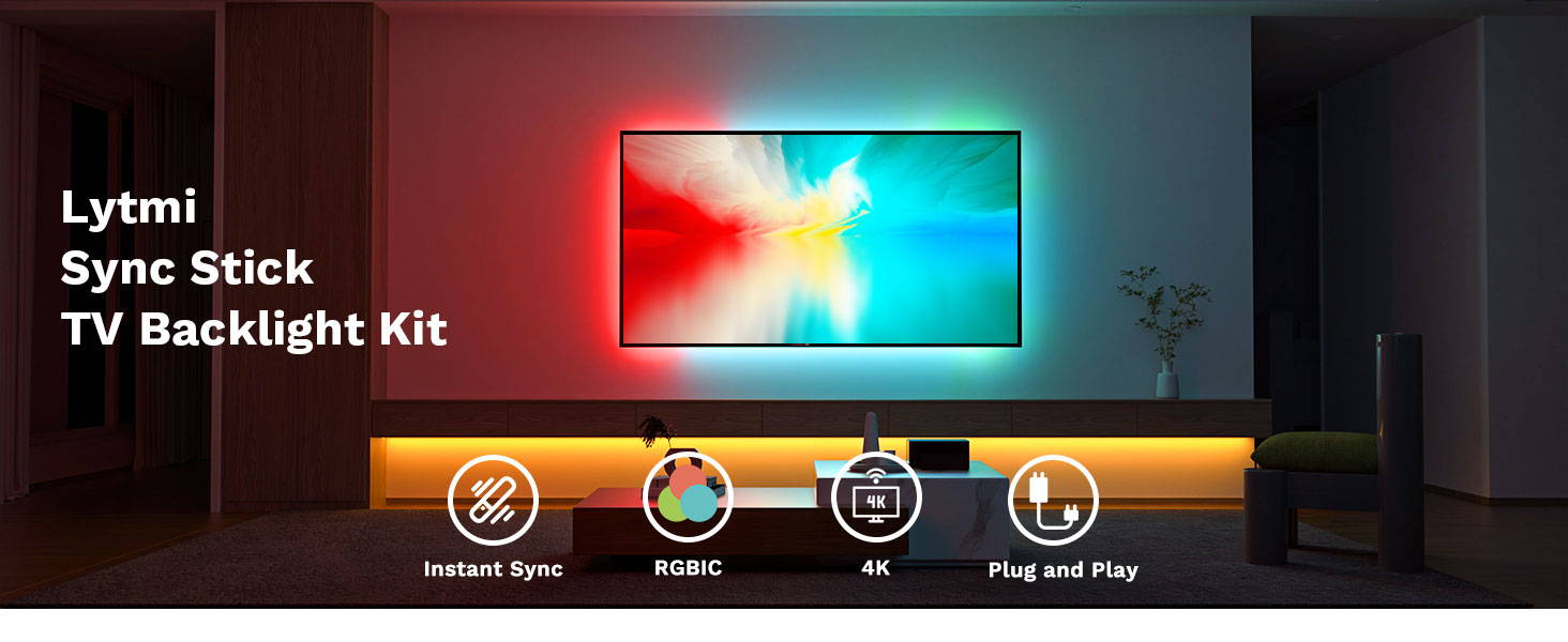 Lytmi Stick TV LED Backlight - HDMI 2.0