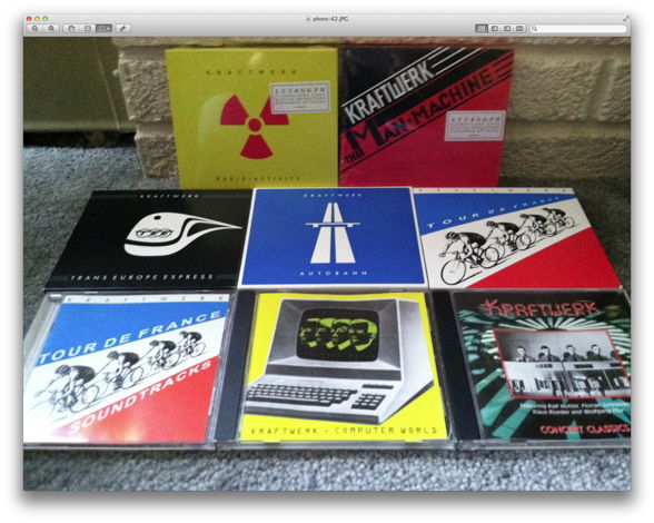 Kraftwerk - Lot of 7 CDs / some brand new free shipping...