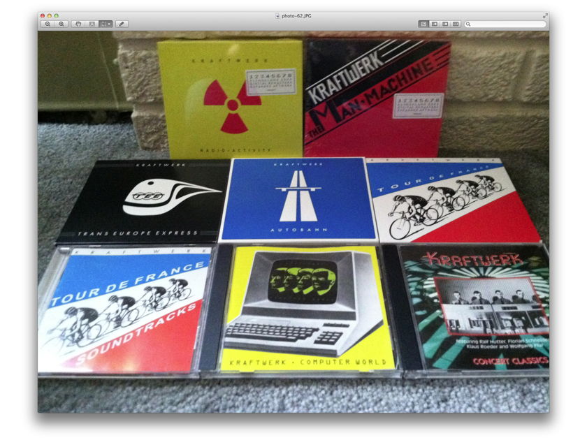 Kraftwerk - Lot of 7 CDs / some brand new free shipping and Free Paypal