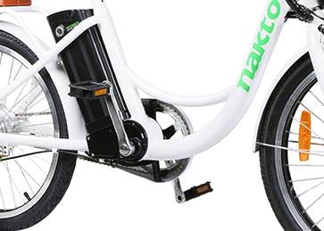 Nakto Electric Bike ELEGANCE City eBike with Basket 22" Tire Bikes 36V 10Ah 250W Motor Electric Bicycle