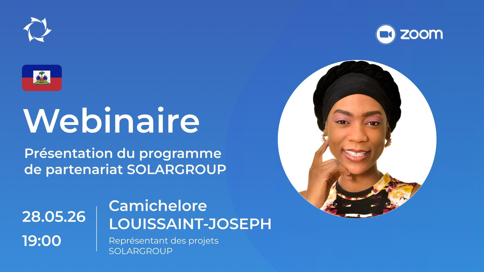 Haiti. Présentation du programme de partenariat SOLARGROUP